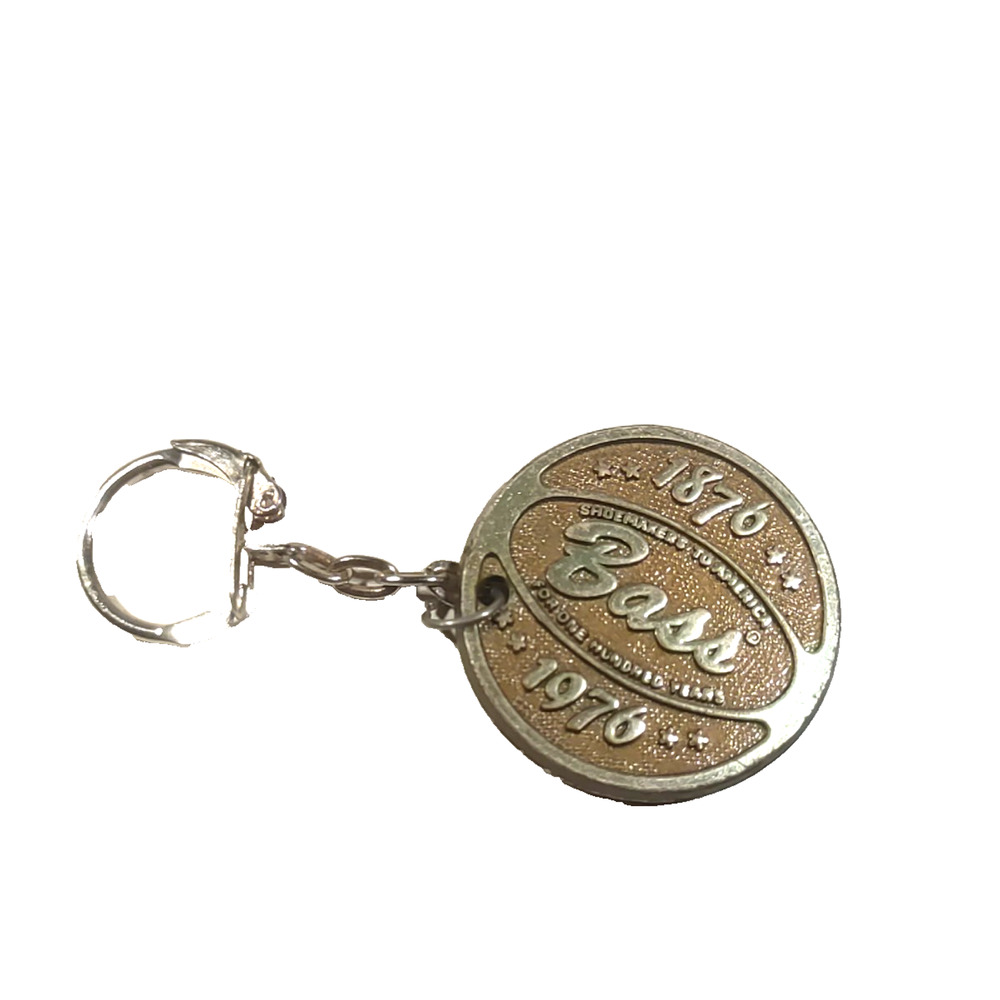 Bass Shoemakers Of America Plastic Keychain 1976